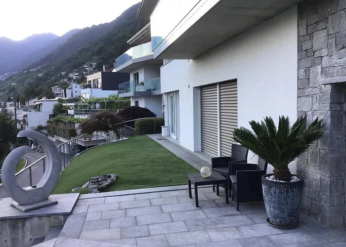 Moderno Bilocale Vista Maggiore Gordola